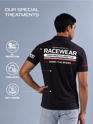 RACEWEAR - Polo T-Shirt - Black