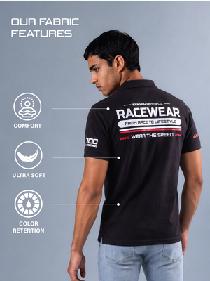 RACEWEAR - Polo T-Shirt - Black