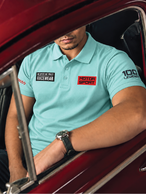 RACEWEAR - Polo T-Shirt - Aqua Blue