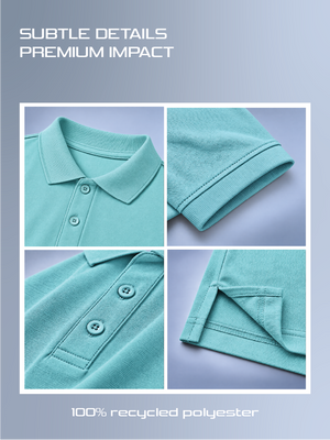 RACEWEAR - Polo T-Shirt - Aqua Blue
