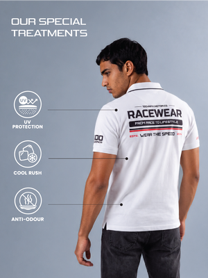 RACEWEAR - Polo T-Shirt - White