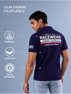 RACEWEAR - Polo T-Shirt - Navy Blue