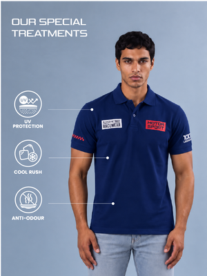 RACEWEAR - Polo T-Shirt - Rama Blue