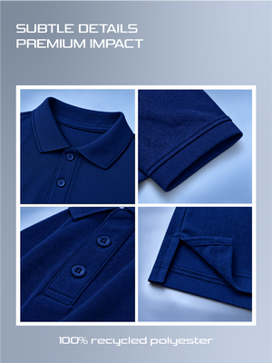 Outlaw Rama Blue Polo T-Shirt