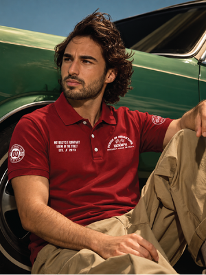 The Street Legend Arrow Red Polo T-Shirt