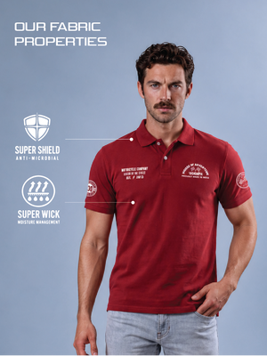 The Street Legend Arrow Red Polo T-Shirt