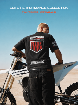 Ride Hard - Polo T-Shirt Black
