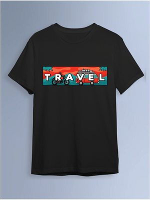 Travel Round Neck T-Shirt