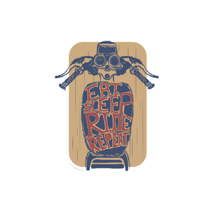 Eat Sleep Ride Repeat - Sticker