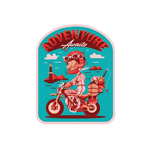 Adventure Awaits- Sticker