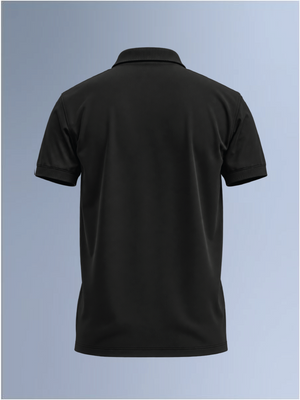 100kmph Basics Polo T-Shirt Black