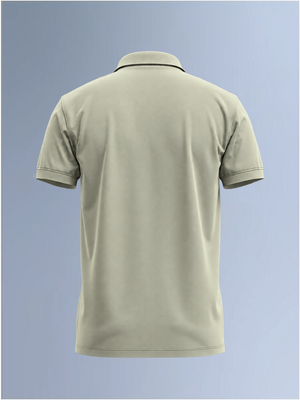 100kmph Basics Polo T-Shirt Aluminium