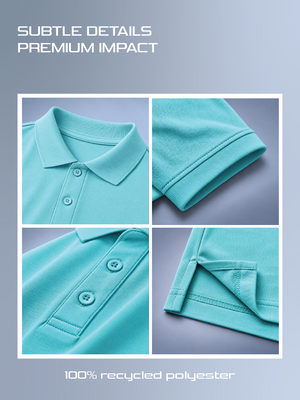 100kmph Basics Polo T-Shirt Sky Blue