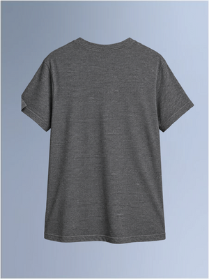 100kmph Basics Round Neck T-Shirt Charcoal