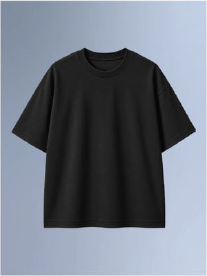 100kmph Basics Oversize T-Shirt Black