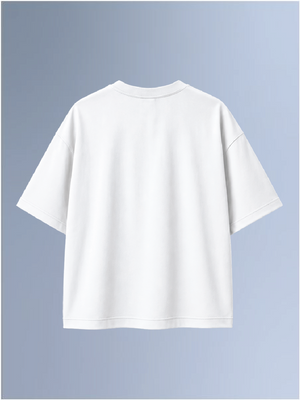100kmph Basics Oversize T-Shirt White