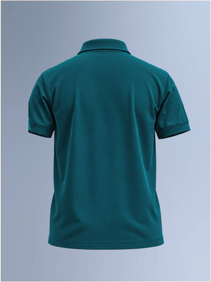 100kmph Basics Polo T-Shirt Bottle Green