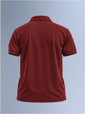 100kmph Basics Polo T-Shirt Arrow Red