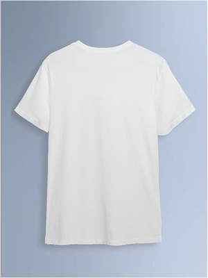 100kmph Basics Round Neck T-Shirt White