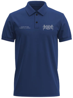 Outlaw Rama Blue Polo T-Shirt