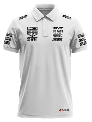 Ride Hard - Polo T-Shirt White