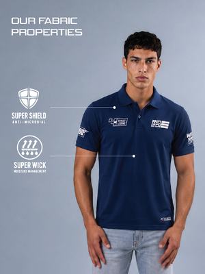 Ride or Die - Polo T-Shirt Rama Blue