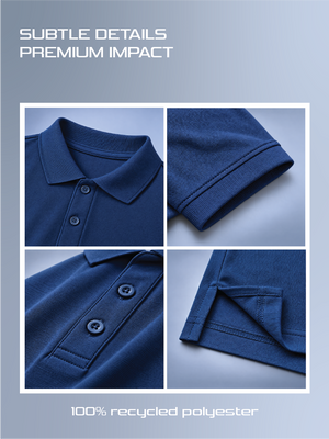 Ride or Die - Polo T-Shirt Rama Blue